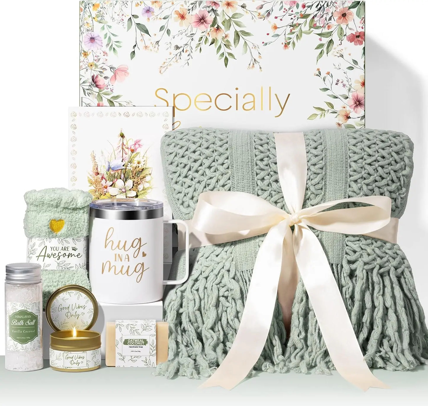 Self Care Gift Basket Spa Relaxation Set For Women