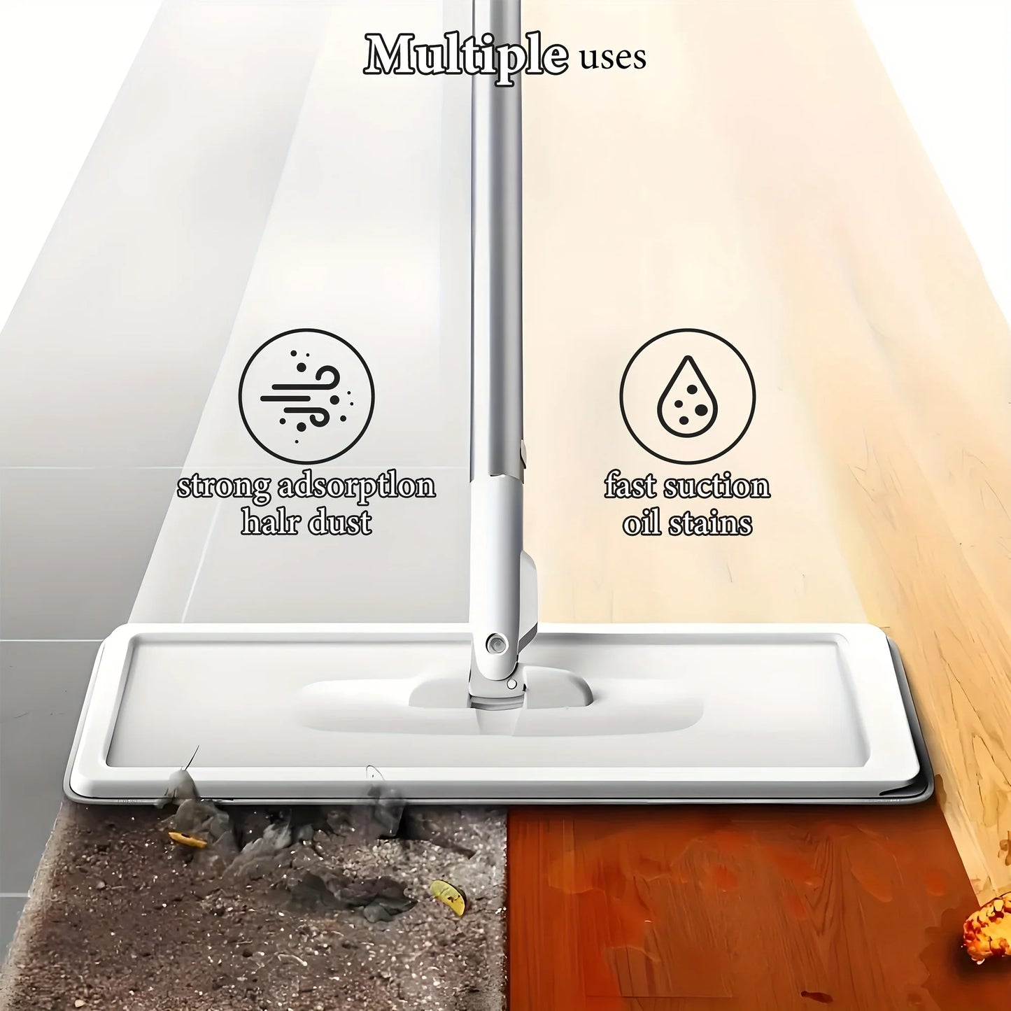 UPWORKCN 360 Spin Mop Bucket Set Wet Dry Cleaning Kit