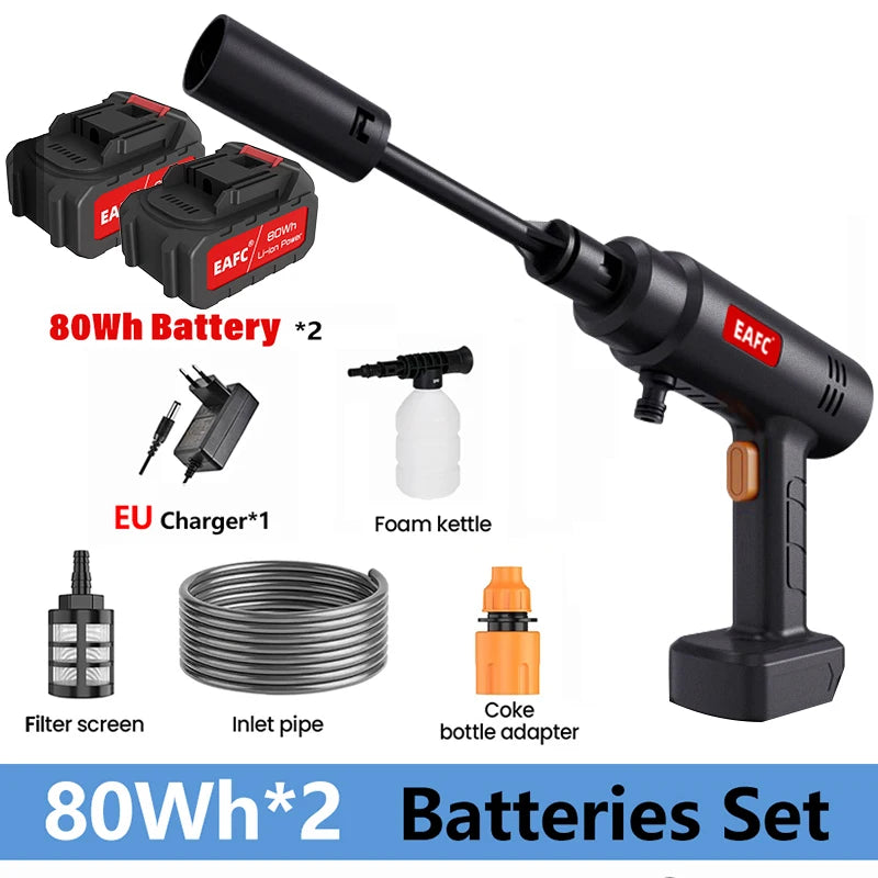 EAFC 60bar Wireless High Pressure Car Washer Sprayer Foam Gun