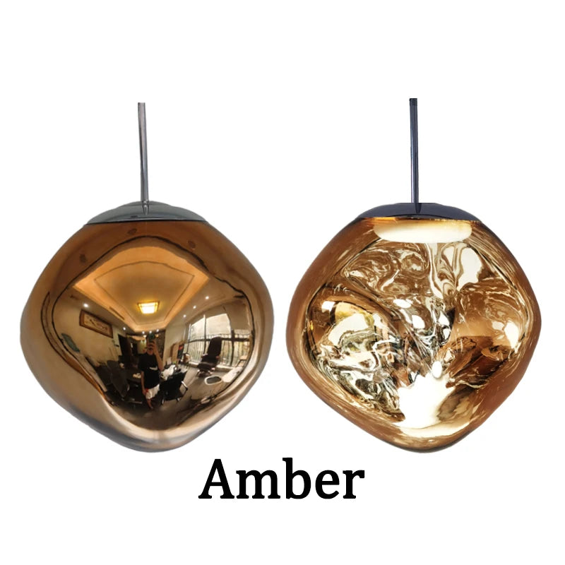 CNDL Nordic Loft Lava LED Pendant Light PVC Living Room
