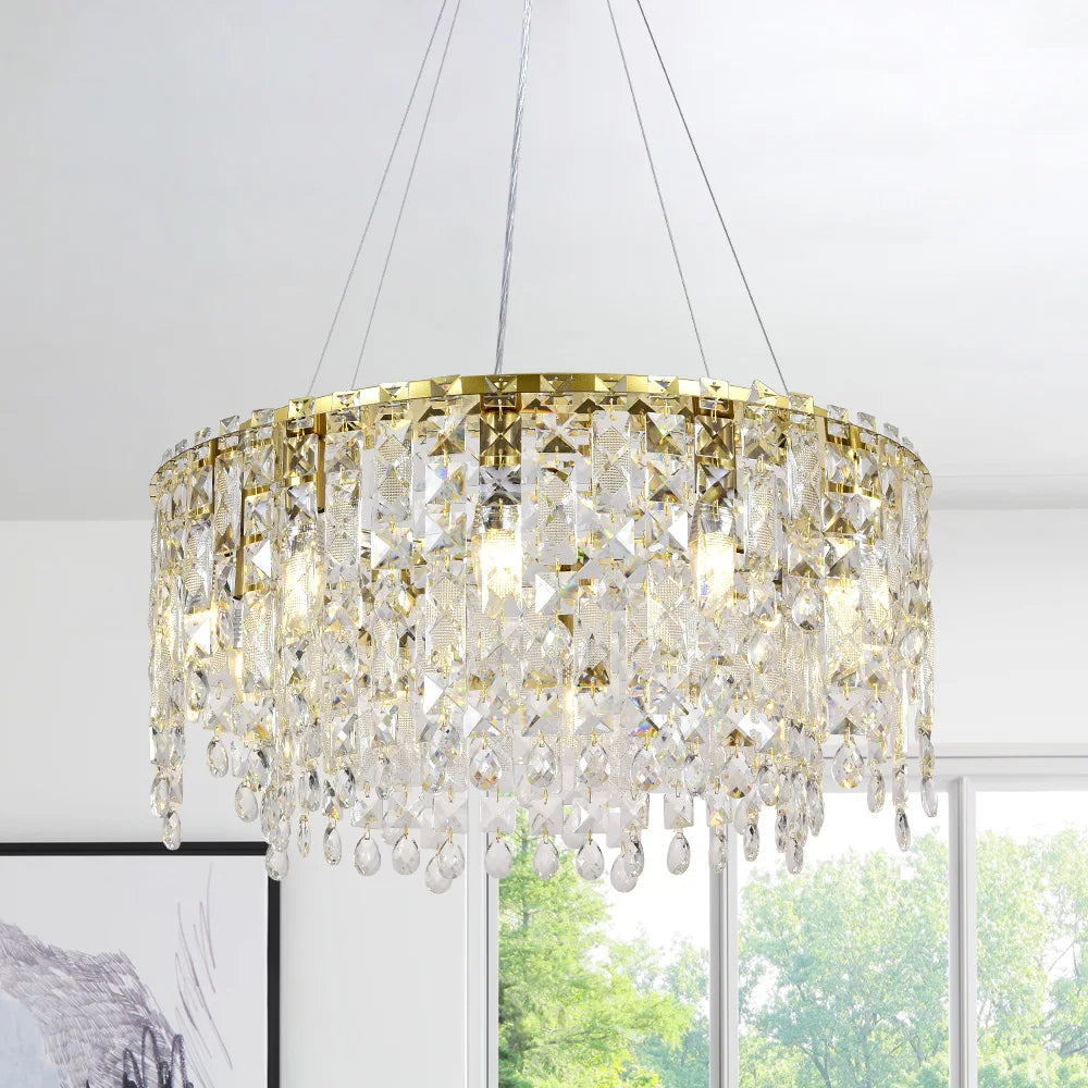DF Light House Modern Crystal Chandelier For Living Room