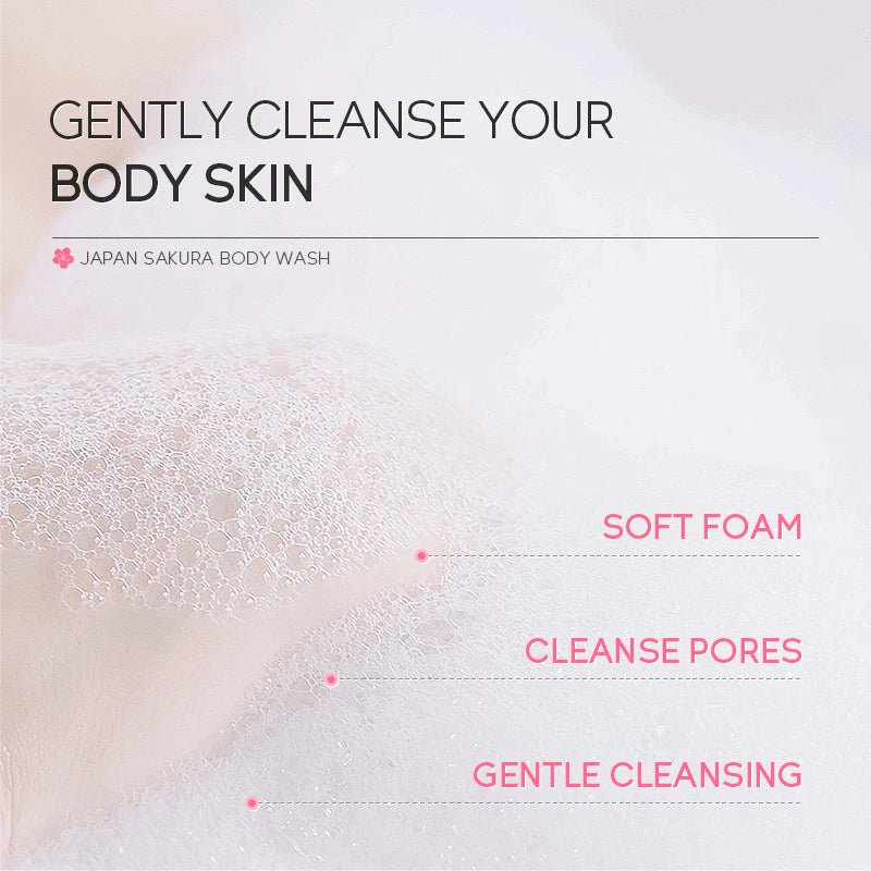 LAIKOU Sakura Body Wash Shampoo Set For Skin And Hair