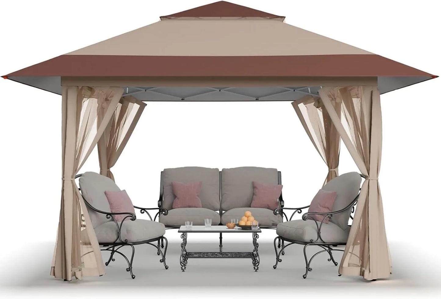 Easy Setup Pop Up Gazebo Canopy Tent For Outdoor Patio